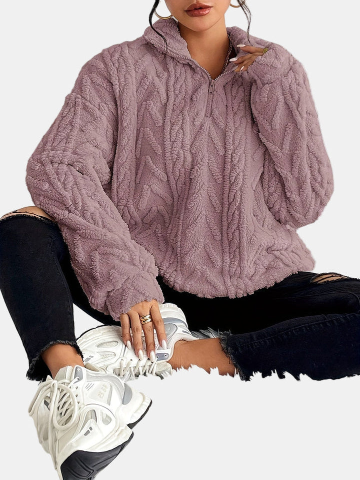 Marie | Quarter- Zip Sweater