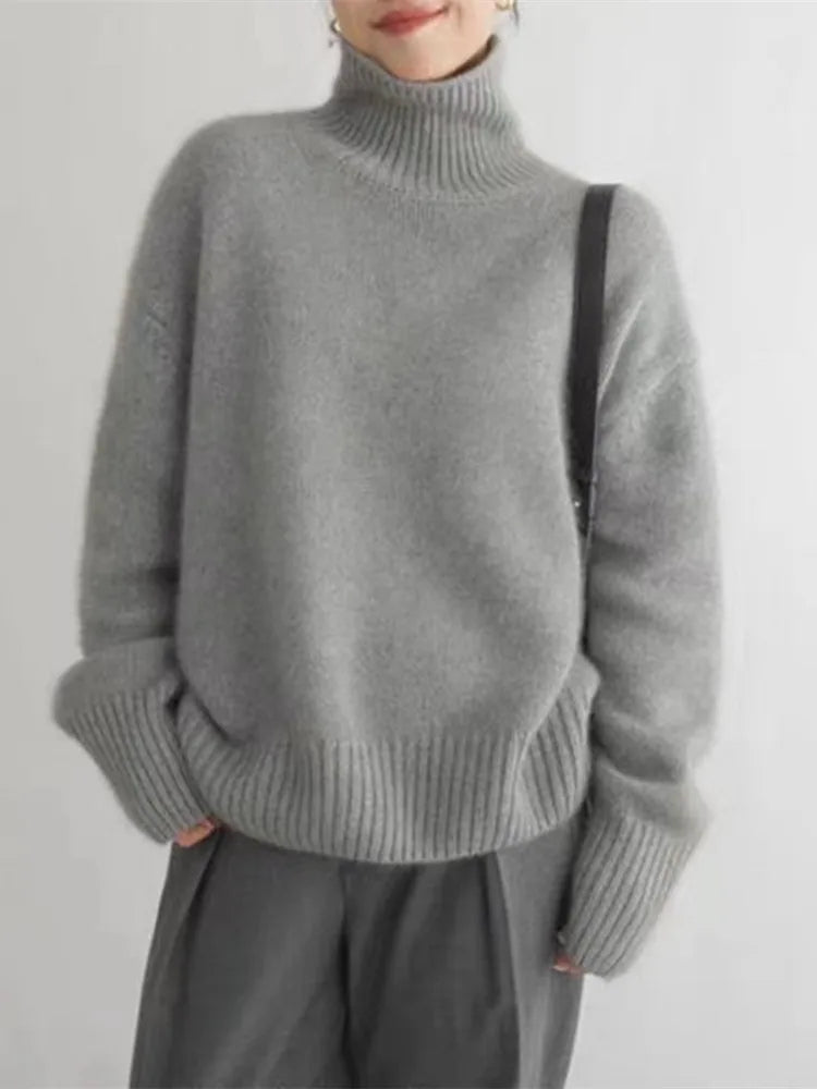 Monika™ | High Neck Sweater