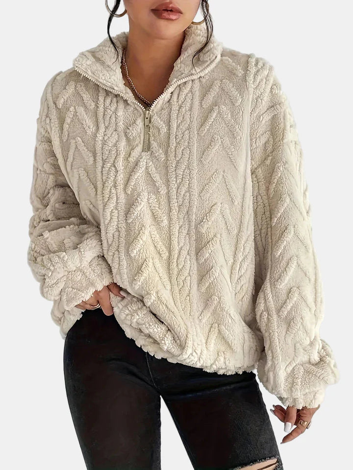 Marie | Quarter- Zip Sweater