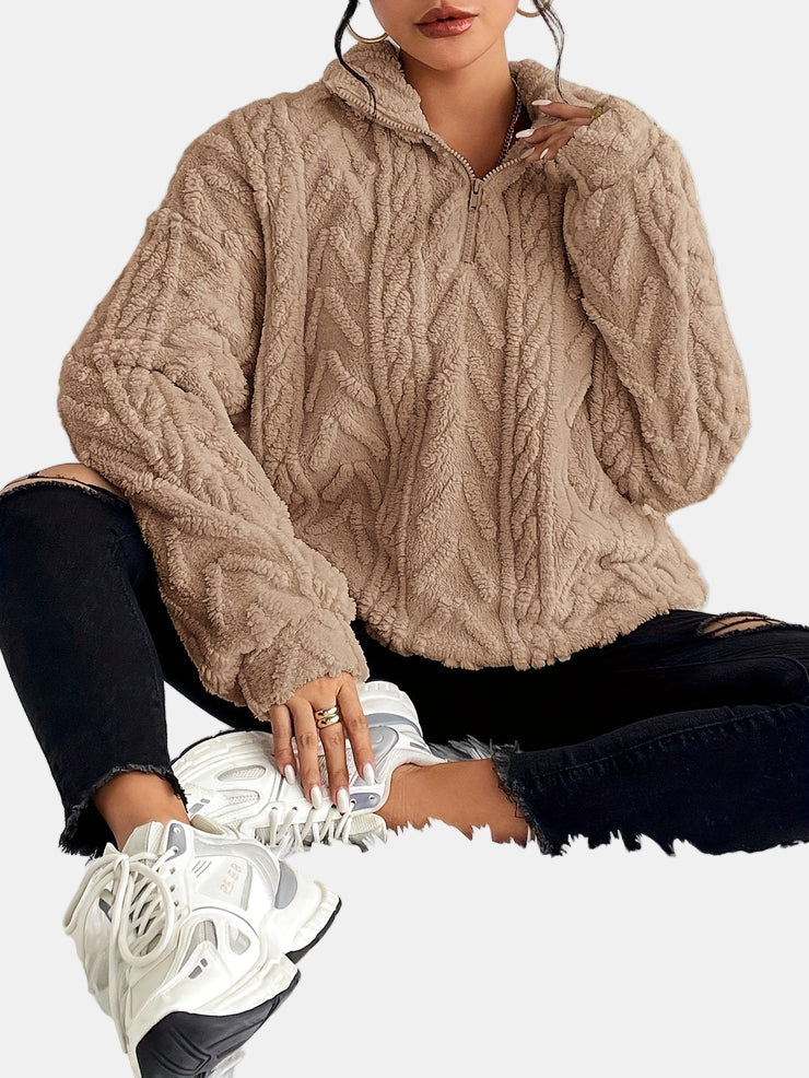 Marie | Quarter- Zip Sweater