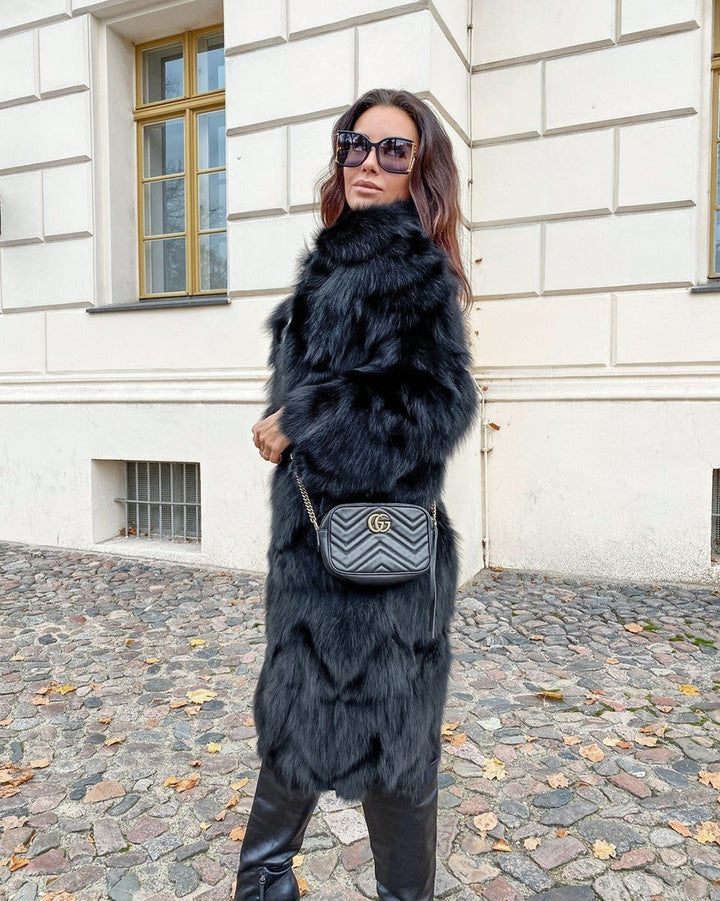 Dawn - Long Fox Faux Coat