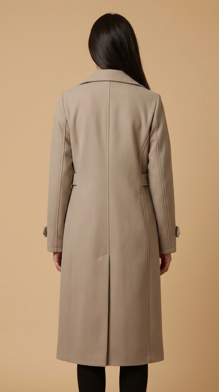 Kate – Elegant Fleece Lined Trench Coat