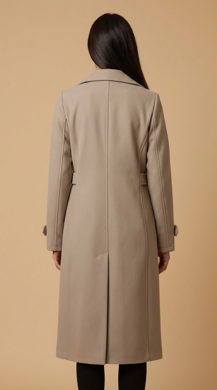 Kate – Elegant Fleece Lined Trench Coat