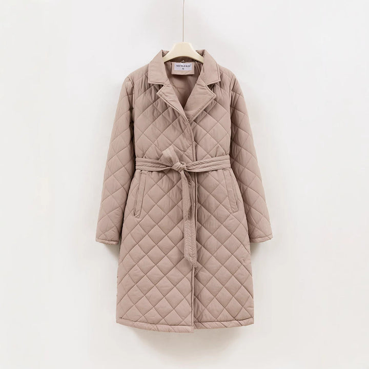 Gabriella - Lace-Up Cotton Coat