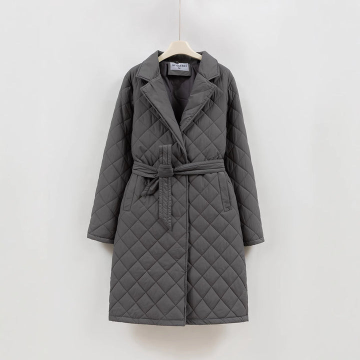 Gabriella - Lace-Up Cotton Coat